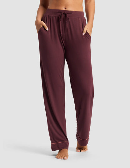 Women's Bamboo Stretch-Knit Long Sleeve Pajama Set - Quahog Bay Bedding