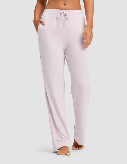 Women's Bamboo Stretch-Knit Long Sleeve Pajama Set - Quahog Bay Bedding