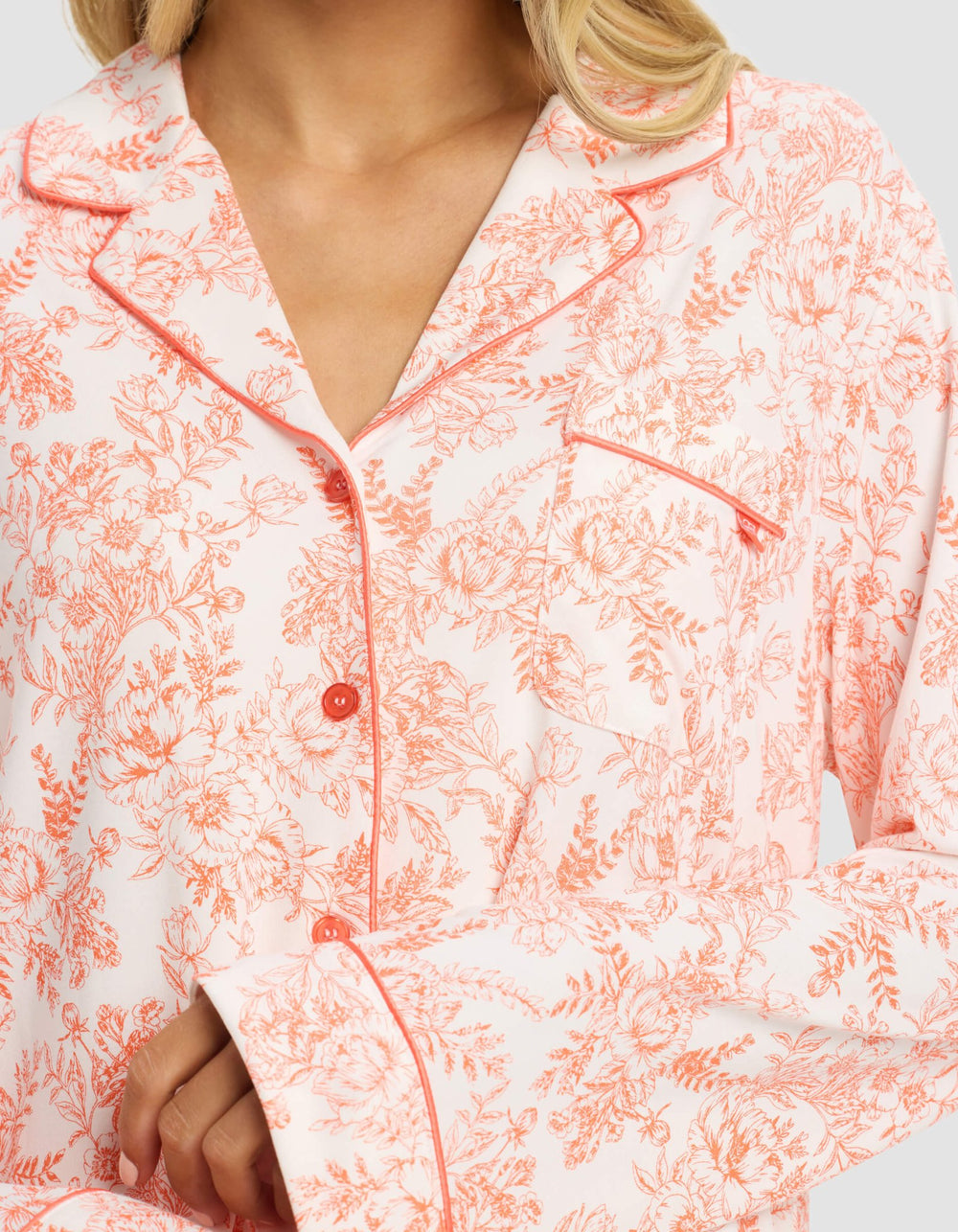 Women's Bamboo Stretch-Knit Long Sleeve Pajama Set - Quahog Bay Bedding