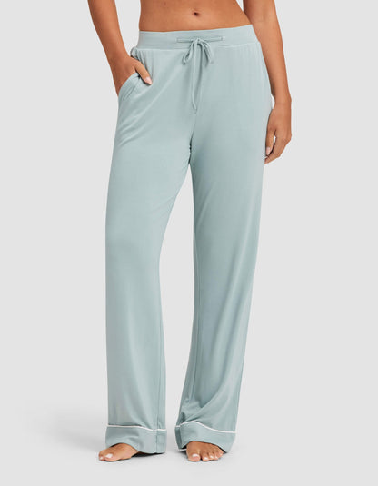 Women's Bamboo Stretch-Knit Long Sleeve Pajama Set - Quahog Bay Bedding