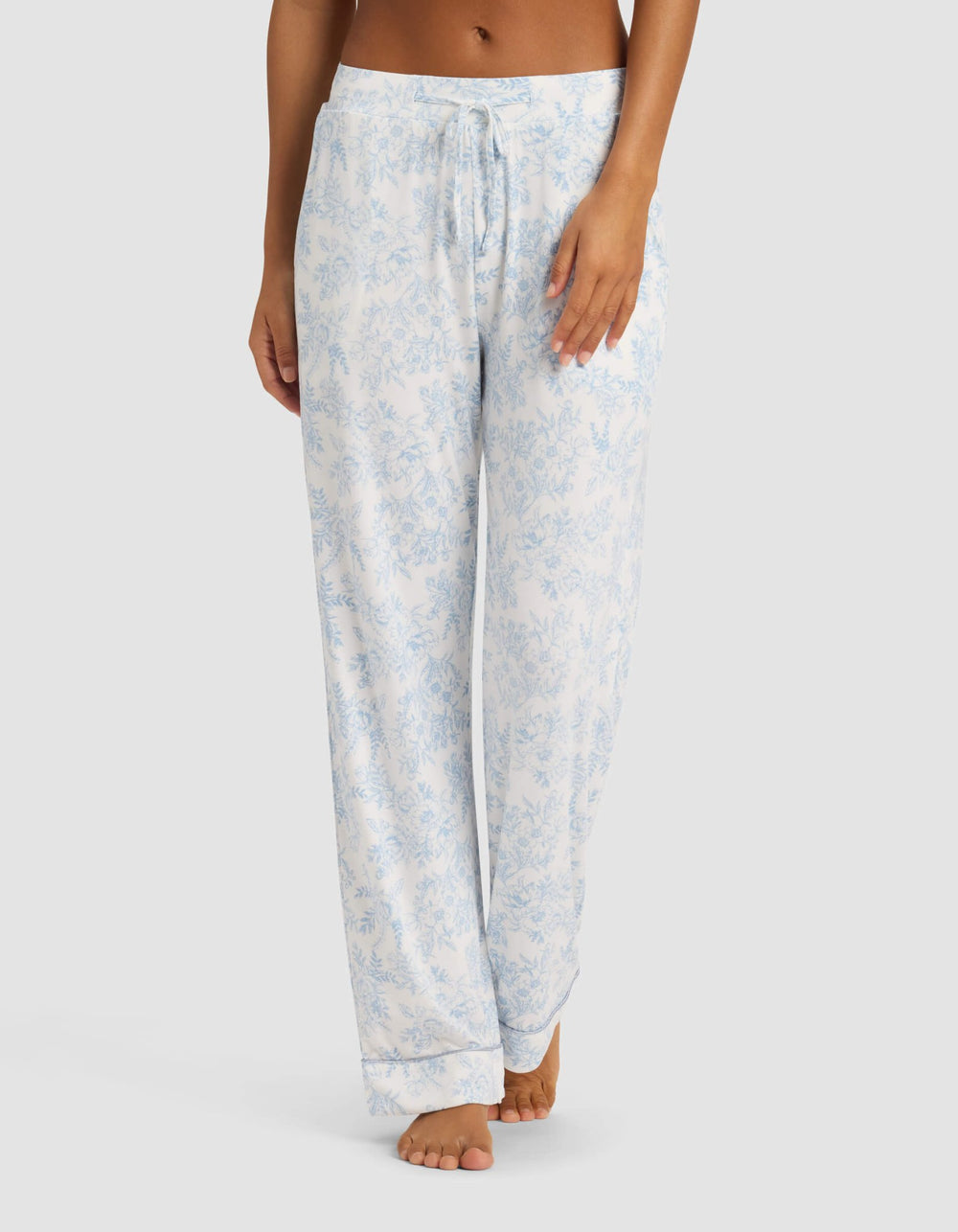 Women's Bamboo Stretch-Knit Long Sleeve Pajama Set - Quahog Bay Bedding