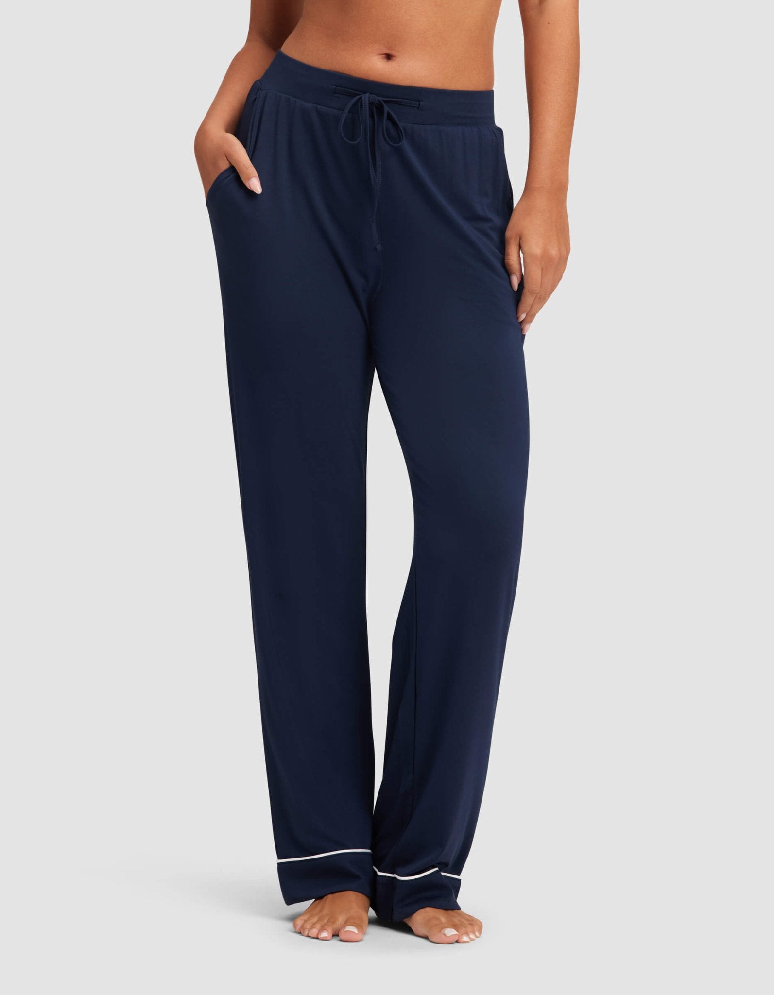 Women's Bamboo Stretch-Knit Long Sleeve Pajama Set - Quahog Bay Bedding