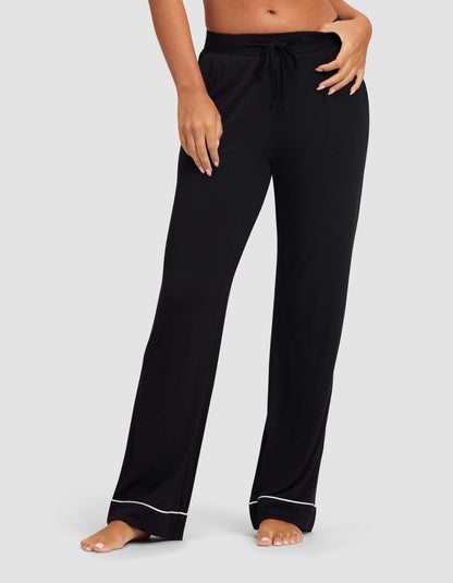 Women's Bamboo Stretch-Knit Long Sleeve Pajama Set - Quahog Bay Bedding