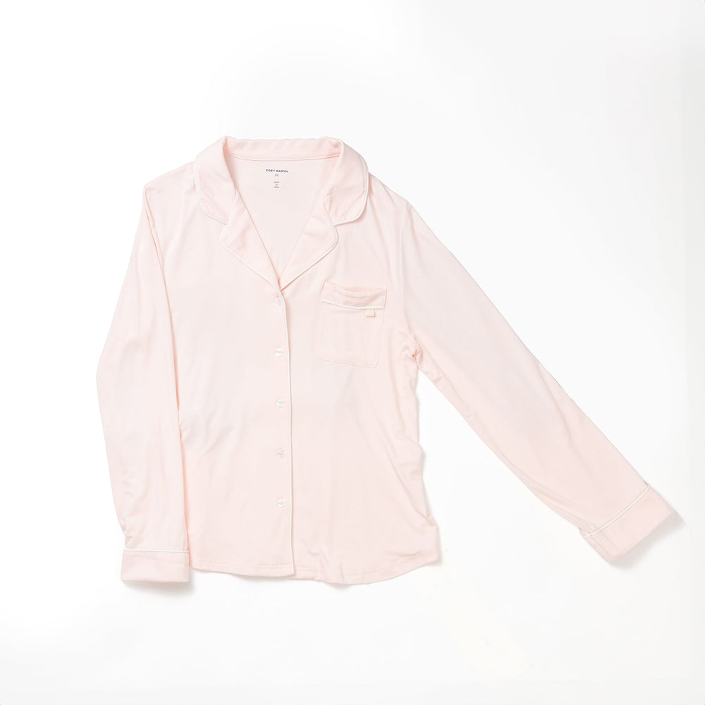 Women's Bamboo Stretch-Knit Long Sleeve Pajama Set TALL - Quahog Bay Bedding