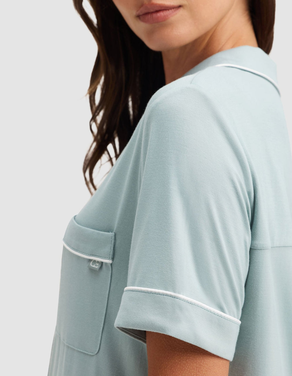 Women's Bamboo Stretch-Knit Short Sleeve Pajama Set - Quahog Bay Bedding
