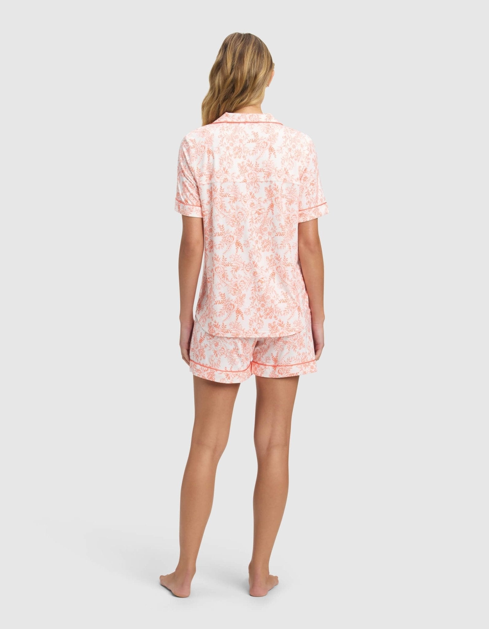 Women's Bamboo Stretch-Knit Short Sleeve Pajama Set - Quahog Bay Bedding