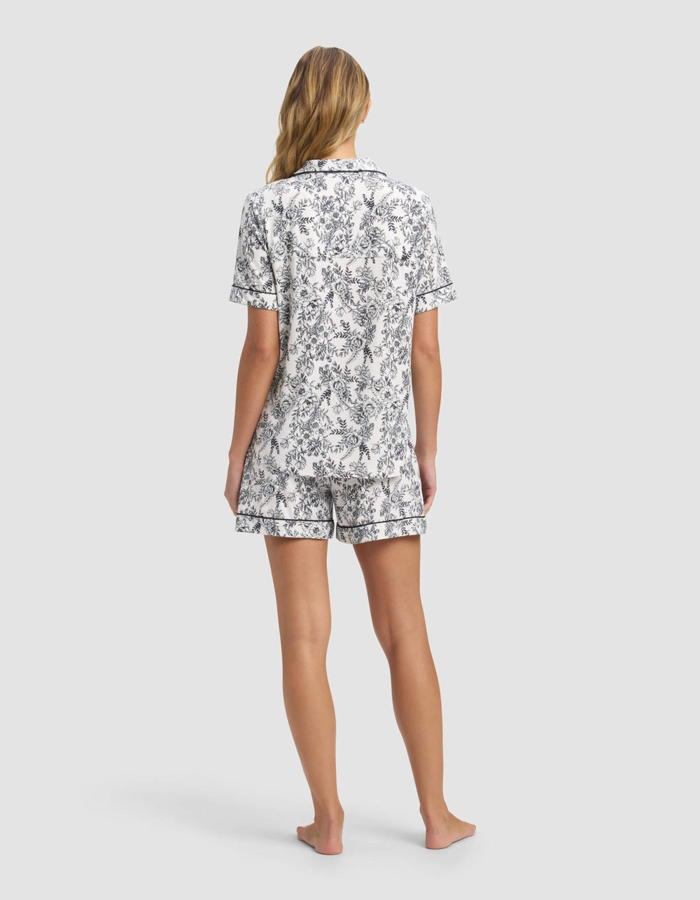 Women's Bamboo Stretch-Knit Short Sleeve Pajama Set - Quahog Bay Bedding