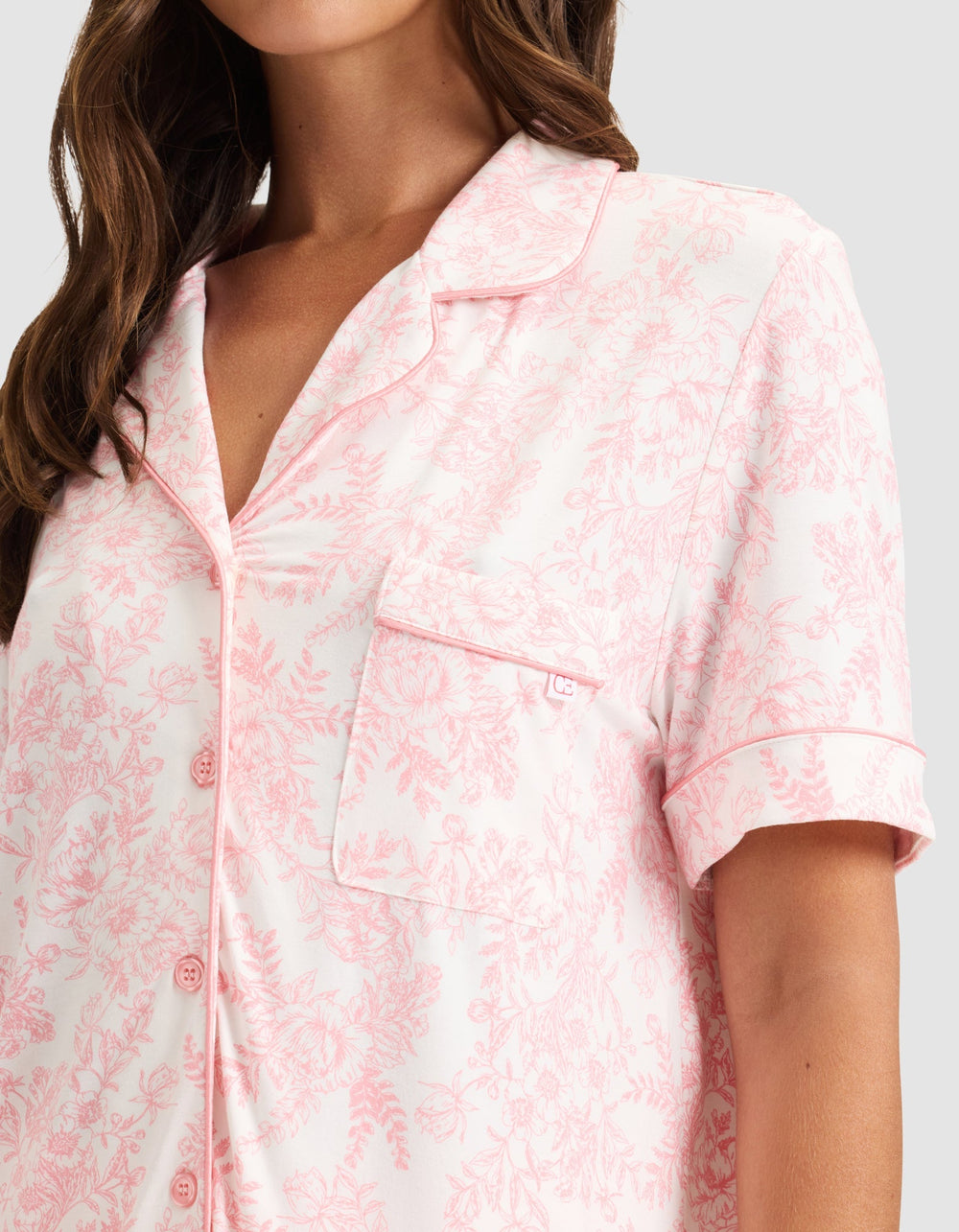 Women's Bamboo Stretch-Knit Short Sleeve Pajama Set - Quahog Bay Bedding