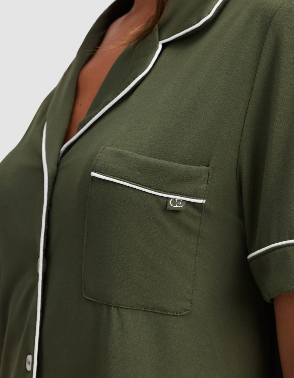 Women's Bamboo Stretch-Knit Short Sleeve Pajama Set - Quahog Bay Bedding