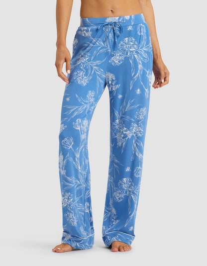 Women's Bamboo Stretch-Knit Short Sleeve & Pant Pajama Set - Quahog Bay Bedding