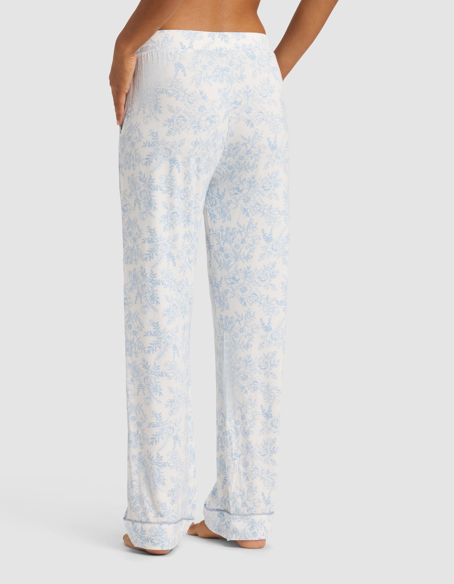 Women's Bamboo Stretch-Knit Short Sleeve & Pant Pajama Set - Quahog Bay Bedding