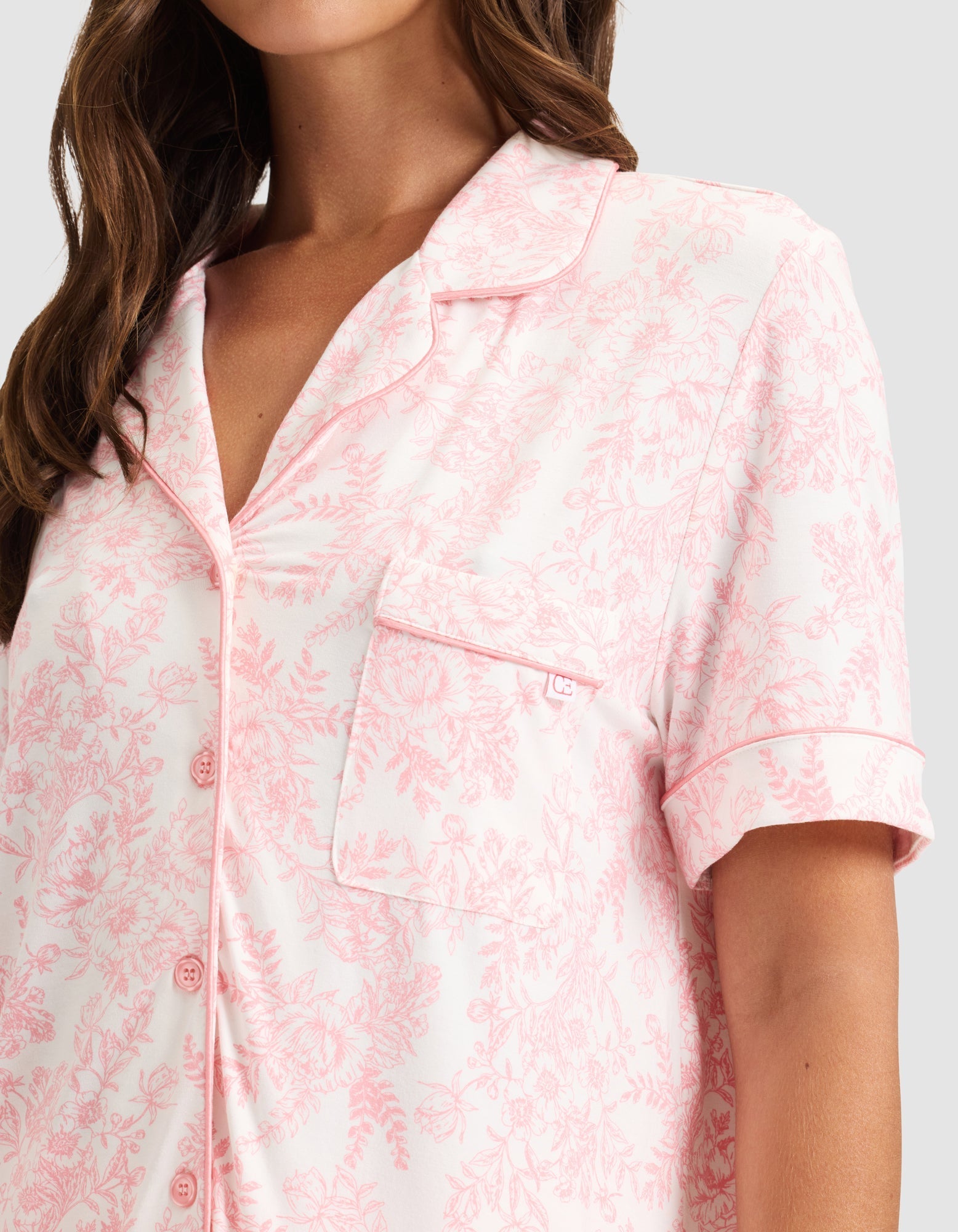 Women's Bamboo Stretch-Knit Short Sleeve & Pant Pajama Set - Quahog Bay Bedding