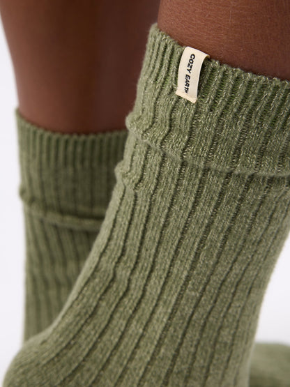 Women's Plush Lounge Calf Sock 3-Pack - Quahog Bay Bedding