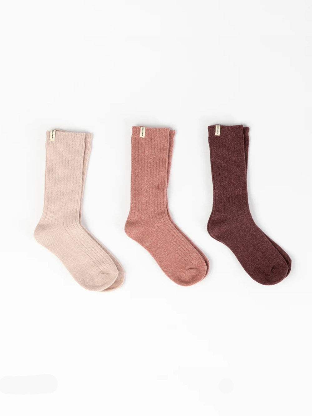 Women's Plush Lounge Calf Sock 3-Pack - Quahog Bay Bedding