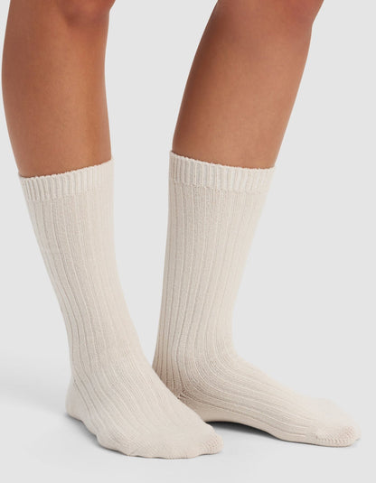 Women's Plush Lounge Calf Sock 3-Pack - Quahog Bay Bedding