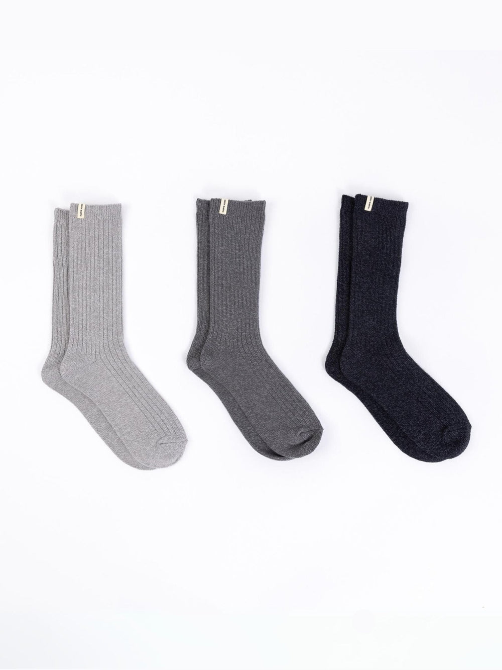 Women's Plush Lounge Calf Sock 3-Pack - Quahog Bay Bedding