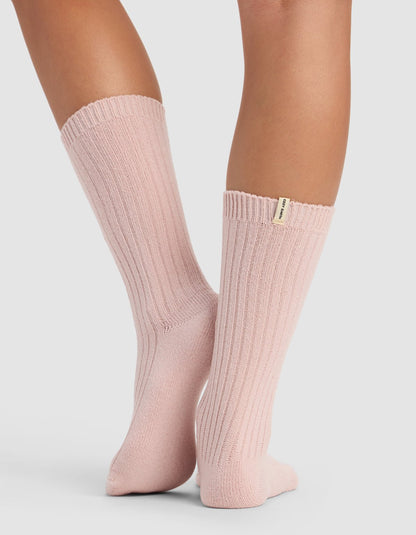 Women's Plush Lounge Calf Sock 3-Pack - Quahog Bay Bedding