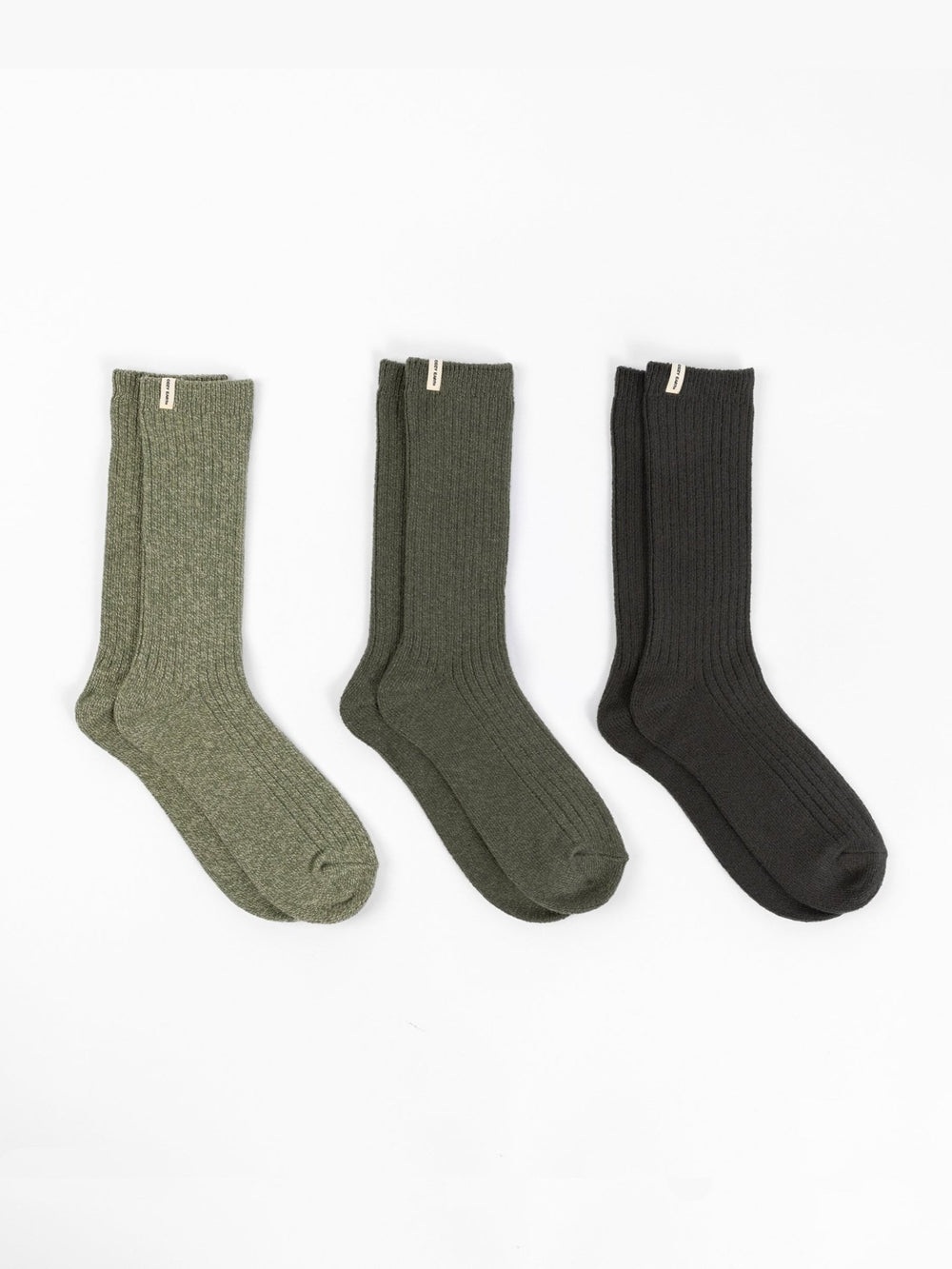 Women's Plush Lounge Calf Sock 3-Pack - Quahog Bay Bedding