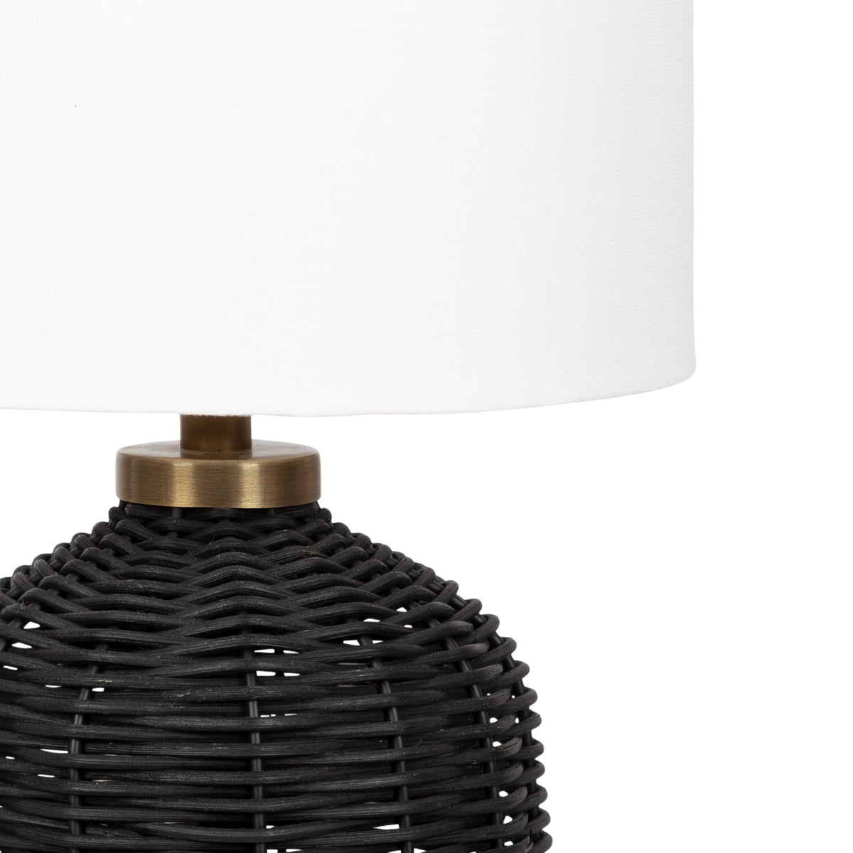 Wylla Rattan Table Lamp | Coastal Lamps & Lighting - Quahog Bay Bedding
