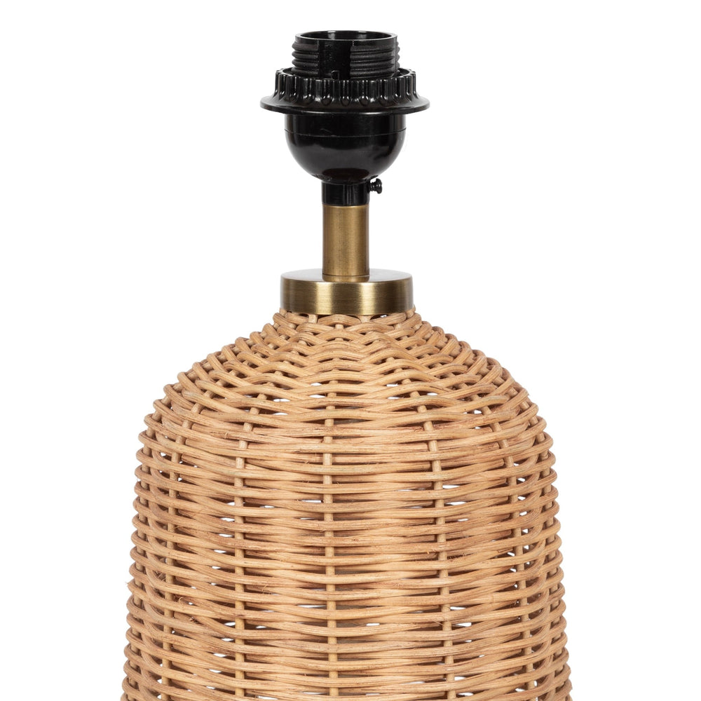 Wylla Rattan Table Lamp | Coastal Lamps & Lighting - Quahog Bay Bedding