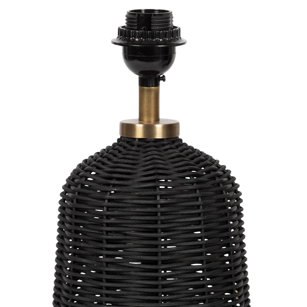 Wylla Rattan Table Lamp | Coastal Lamps & Lighting - Quahog Bay Bedding