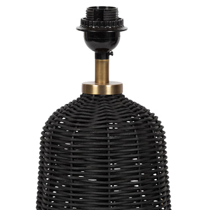 Wylla Rattan Table Lamp | Coastal Lamps & Lighting - Quahog Bay Bedding