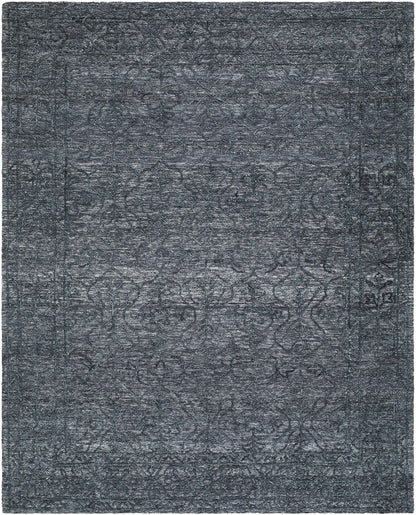 Yadid Black Wool Area Rug - Quahog Bay Bedding