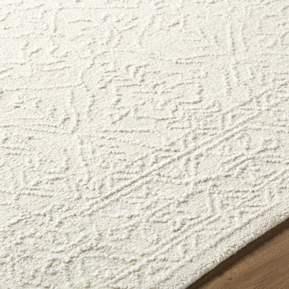 Yadid Cream Wool Area Rug - Quahog Bay Bedding