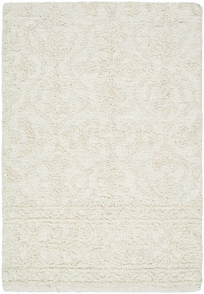 Yadid Cream Wool Area Rug - Quahog Bay Bedding