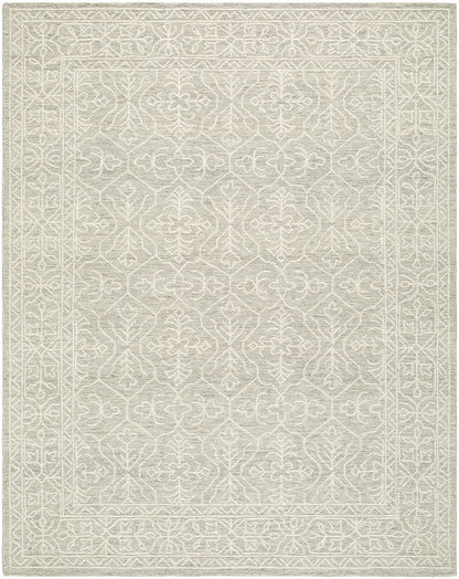 Yadid Gray Wool Area Rug - Quahog Bay Bedding