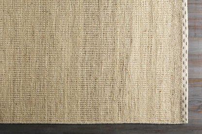 Yaniklar Beige Flat Woven Wool Rug