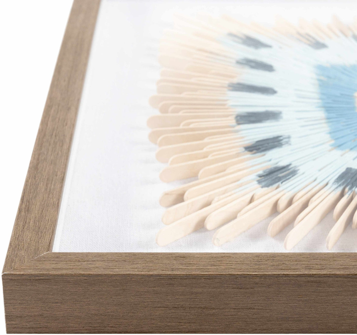 Yenice Natural Wood Geometric Wall Art Set Of Two - Quahog Bay Bedding