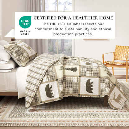 Lodge Quilt - Deer, Bear and Tree Themed Quilts