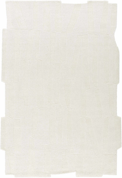 Yonah White Abstract Area Rug - Quahog Bay Bedding
