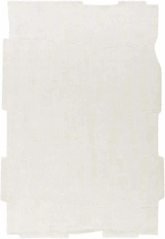 Yonah White Abstract Area Rug - Quahog Bay Bedding