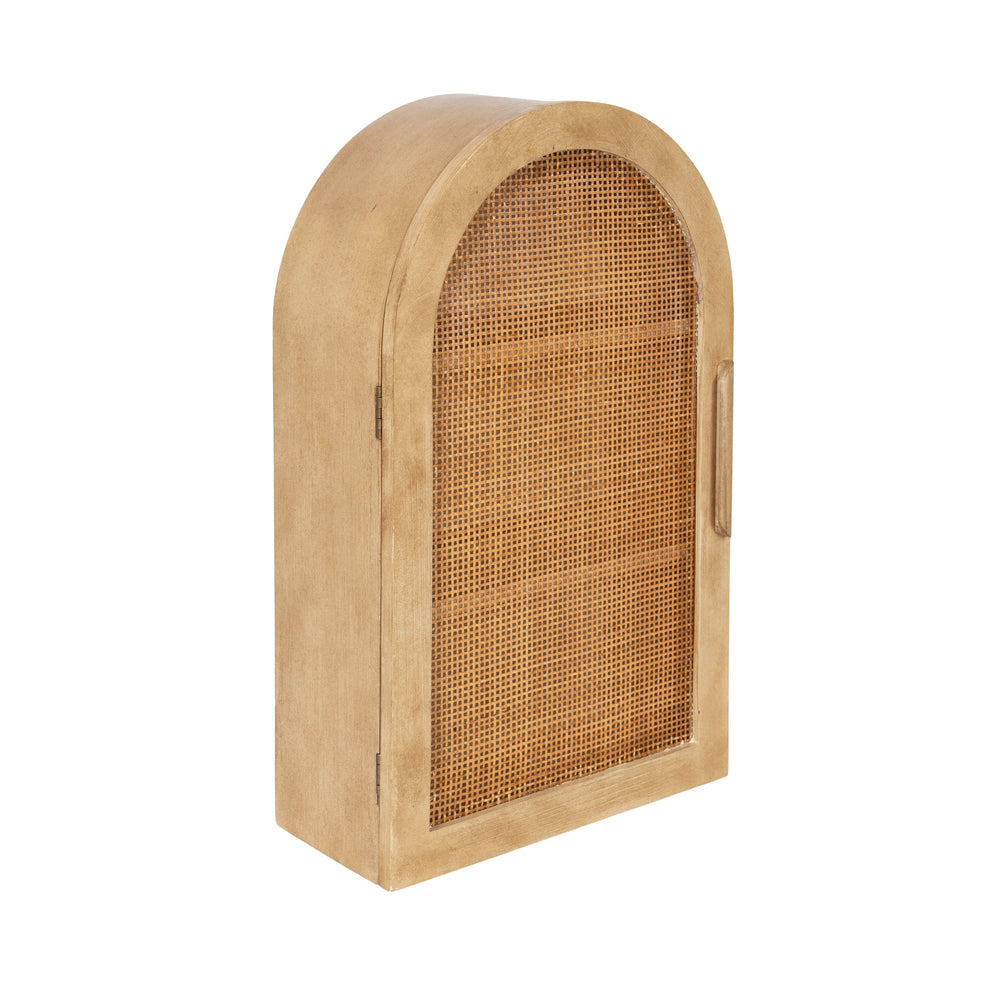 Ori Arched Rattan Wall Cabinet