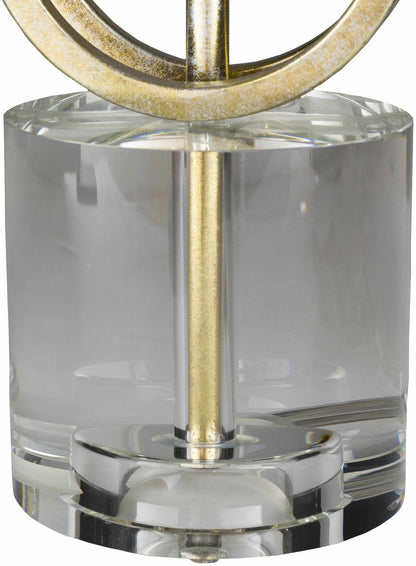 Zell Gold Crystal Table Lamp - Quahog Bay Bedding