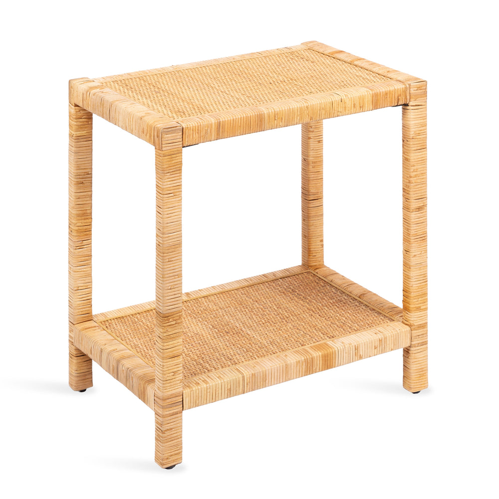 Rafina Rectangular Rattan Side Table
